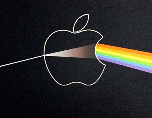 MOUSEMAT PINK FLOYD APPLE themed design - A great rectangular mouse mat pad for any Mac iMac Macbook or iPad owner or user novelty and functional mousepad - the perfect fathers day or birthday present