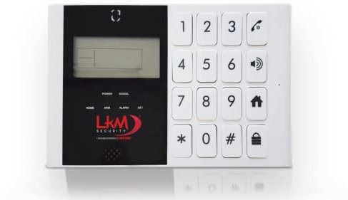 LKM Security M2C S4 Alarmanlage Komplettset ● 11-Teilig ● 2017 Version - GSM - Wireless - Anti Einbruch - Weiß