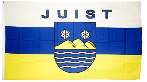Flaggenfritze Fahne/Flagge Deutschland Stadt Juist + gratis Sticker