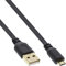 InLine 31720 Câble Micro-USB 2.0 USB-A plug à Micro-B plug 2 m
