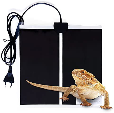 Terra Exotica Terrarium Heizmatte - Standard 14 Watt, 28x28 cm - 5W, 7W, 14W, 20W, 28W, 35W, 45W - Wärmematte für Reptilien z.B. Schildkröten Schlangen Eidechsen
