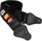 TIGER STP4-BK Tracolla per chitarra con supporti per plettro - Nera