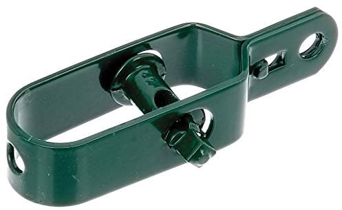 Alberts 859169 Drahtspanner | mit Stahlnuss | verzinkt, grün kunststoffbeschichtet | Größe 2 | Länge 100 mm | 100er Set