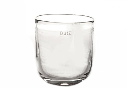 Vase Dutz OVAL VASE H16 D15x11 - glasvasen glasvase rund bauchige glasvase gr...