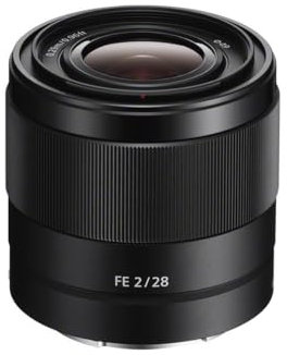Sony SEL28F20 FE 28mm f/2-22 Standard-Prime Lens for Mirrorless Cameras Black