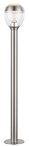 GLOBO LIGHTING LED Steh Leuchte 11 Watt Edelstahl Terrasse EEK A+ Beleuchtung Globo 34252 CALLISTO, Grau