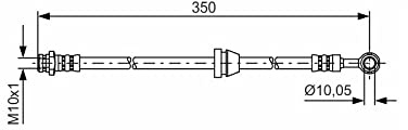 BOSCH 1 987 481 388 Brake Line Hose