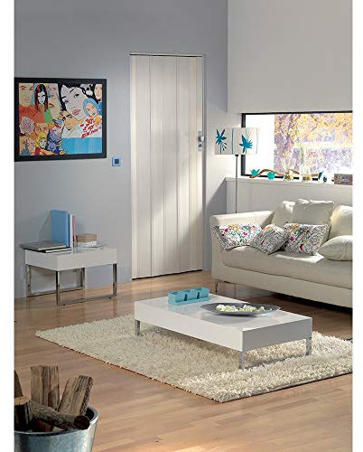 GROSFILLEX Porta A Soffietto Dimensioni L. 84 X H. 215 Bianco Venato