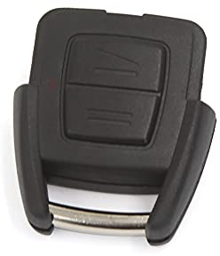sourcing map Coque de Clé Plip Télécommande Plastique sans Lame 2 Boutons pour Vauxhall pour Astra G Zafira Vectra C
