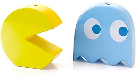 Balvi - Pac-Man Set de Sal y Pimienta. Fabricado en cerámica. Conjunto de Dos Piezas.