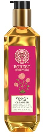 Forest Essentials Delicate Facial Cleanser - Mashobra Honey, Lemon & Rosewater 200ml by Forest Essentials