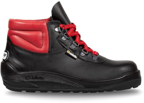 Jallatte - Chaussures de sécurité hautes noire et rouge JALTARMAC SAS S3 HI HRO SRC 43 Noir / Rouge