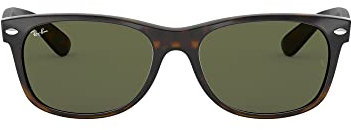 Ray-Ban Herren New Wayfarer Sonnenbrille, Braun (Tortoise 902l), One Size (55)