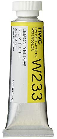 Holbein Artist's Watercolor 15ml Tube (Lemon Yellow) W233