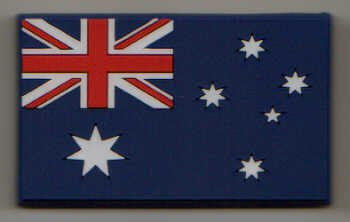 None Australia Country Flag Soft PVC Fridge Magnet