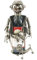 Porte bouteille métal Chasseur