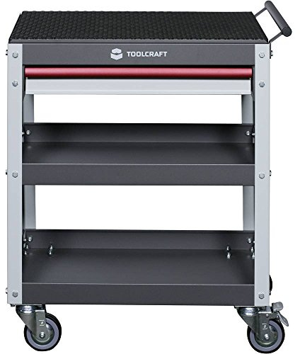 TOOLCRAFT Service Trolley with 1 Drawer 553942 Dimensions (L x W x H) 684 x 469 x 870 mm