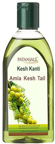 Patanjali Ayurveda Amla Haaröl Verwendung Für graues Haar und Spilt Bis 100ml
