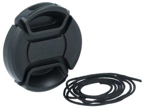 vhbw Objektivdeckel 37 mm kompatibel mit Sony HDR-CX520 | HDR-CX360VE, HDR-CX550, HDR-CX305, HDR-CX155, HDR-CX505 Kamera - Kunststoff Schwarz