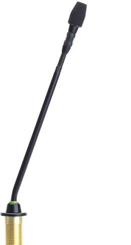 Shure MX410 Presentation Microphone with Black Wire - Microphones (Microphone Support 50-17000 Hz, Wired, XLR-3, 68 g, 1 Piece)