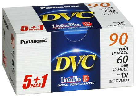 Panasonic AY DVM60 MiniDV Video Cassette (80min)