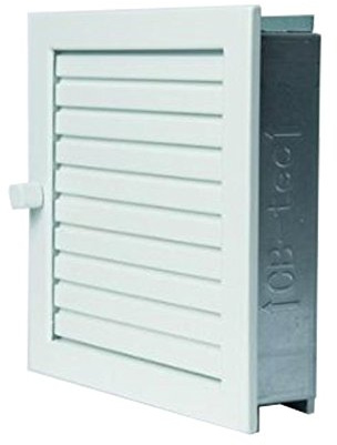 Warmluftgitter Weiß 20x15cm für Kachelöfen und Kamine