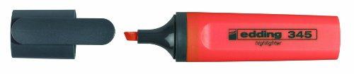 Edding e-345 Highlighters Wedge Tip 2-5 mm Pack of 10 Orange