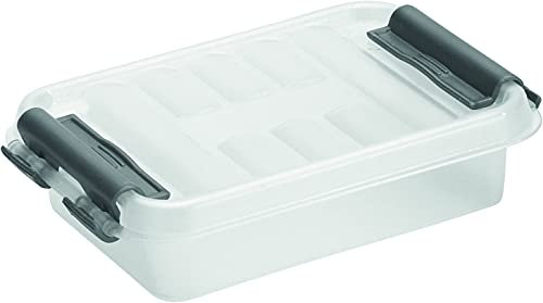 Sunware 83200017 - Aufbewahrungsbox „the q-line“, 0,2 Liter, mit Deckel, transparent, 1 Stück