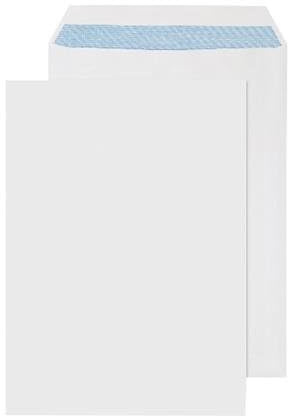 Q-Connect Envelope C4 100gsm Plain Peel and Seal White