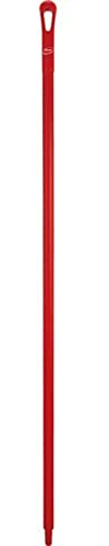 Vikan - Ultra Hygiène - Manche - En une seule pièce - Polypropylène - Rouge - 150 cm