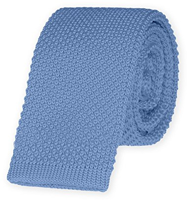Autiga Strickkrawatte Strick Krawatte Retro Hochzeit Konfirmation Business schmal einfarbig uni