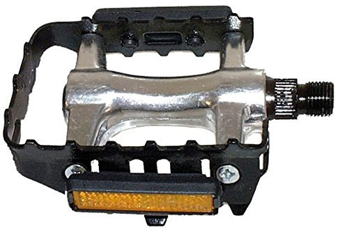 M-Wave MTB-Pedal, Aluminiumkörper, mit Prüfzeichen, silber/schwarz