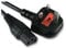 Guilty Gadgets - 1.8m IEC C13 Mains Power Cable UK Plug Lead Cord For Kettle Pc Monitor and Printer