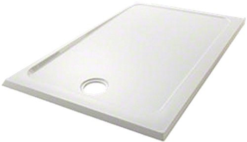 Mira Showers 1.1697.342.WH Square 760 x 760 mm 4-Upstands Flight Low Tray - White
