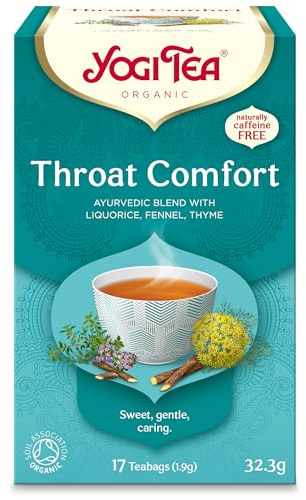 Confezione da 12 – Yogi Tea – Gola Comfort | 17 sacchetti | Confezione da 12 pezzi