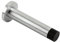 Solid Concealed Fix Wall Mounted Door Stop with Rose 80mm Projection ZAB09 (Longer Version) (Satin Chrome)