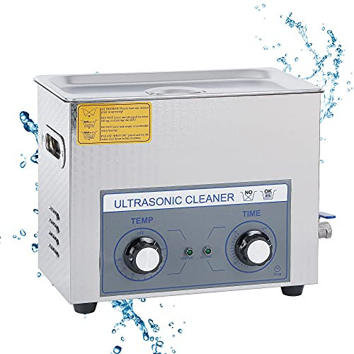 CGOLDENWALL 6L Profi Edelstahl Ultraschallreiniger Brillen Schmuck-Reiniger Reinigung Maschine Mechanische Heizung Timing verstellbar