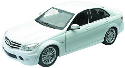 Newray 71085 - Mercedes Benz C-Klasse AMG, Maßstab 1:24, Die Cast, Weiß