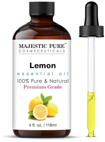 Majestic Pure Huile Essentielle de Citron, 118ml