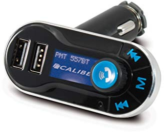 Caliber Transmetteur FM avec Bluetooth et USB - (PMT557BT) Noir/Argent