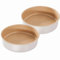 Nordic Ware 46954AMZ - Moldes redondos antiadherentes de aluminio natural para tartas, 2 unidades, color metálico