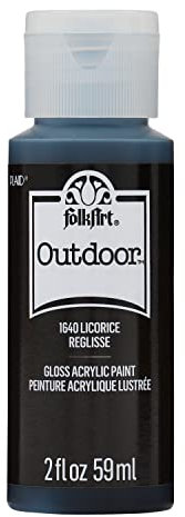 Folkart Acrylic Paint, Black, 59 ml (Pack of 1)