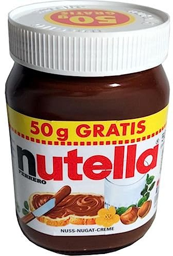 Ferrero Nutella +50g Gratis, 500 g