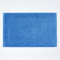 HOMESCAPES Imperial Plain Cobalt Blue Bath Mat 50 x 80 cm - Super Soft Bathroom Mat - 100% Turkish Cotton Shower Mat