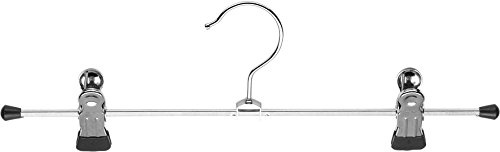 MAWA Kleiderbügel Clip K/D, 50 Stück (schwarz, 17 cm)