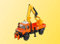 Kibri 15005 - Unimog mit Arbeitskran und Korb H0