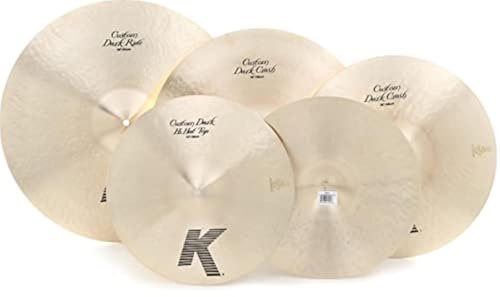Zildjian KCD900 K Custom Series Dark Cymbal Box Set - 14 Hi-Hats, 16/18 Crash, 20 Ride, Oscuro