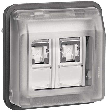 Berker UAE Steckdosen 8/8 Pin 14103505 LGR Abschirmung Matt W.1 Kommunikation Abzweigung, Kupfer 4011334440840