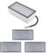 ledscom.de 4 Stück LED Pflasterstein Bodeneinbauleuchte CUS für außen, IP67, eckig, 20 x 10cm, 2,8 W, 251lm, warmweiß