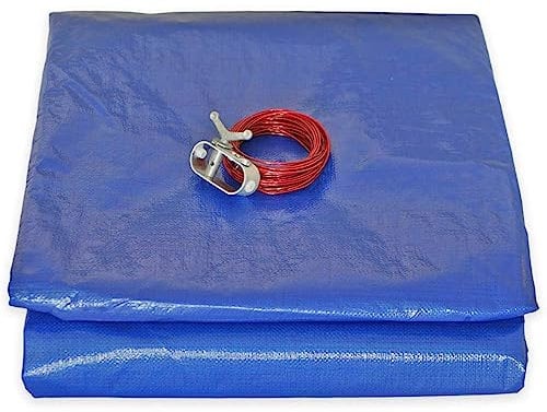 Lona para Piscina redonda diam. 4,20 m para piscina de diámetro 3,60 m - TECPLAST - PO155RD – Lona con Red de drenaje